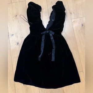 Vici Black Velvet dress